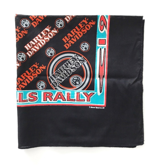 Other - Harley Davidson Vintage Black Hills Rally Bandana